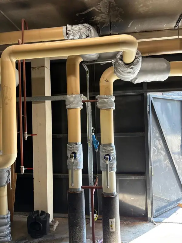 Overzicht technische installatie AON